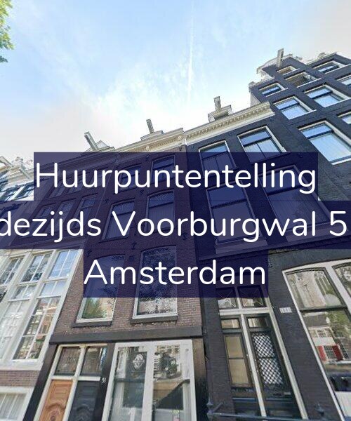 Foto gevel Huurpuntentelling voor Oudezijds Voorburgwal 51-2, Amsterdam