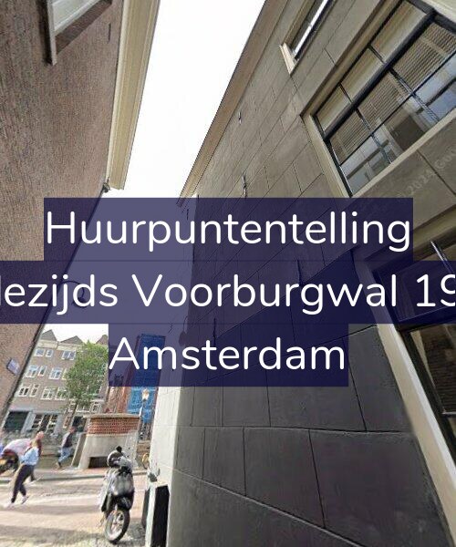 Foto gevel Huurpuntentelling voor Oudezijds Voorburgwal 193-1, Amsterdam