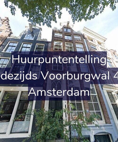 Foto gevel Huurpuntentelling voor Oudezijds Voorburgwal 4-B, Amsterdam