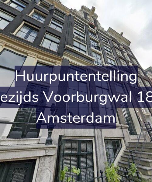 Foto gevel Huurpuntentelling voor Oudezijds Voorburgwal 187-A, Amsterdam