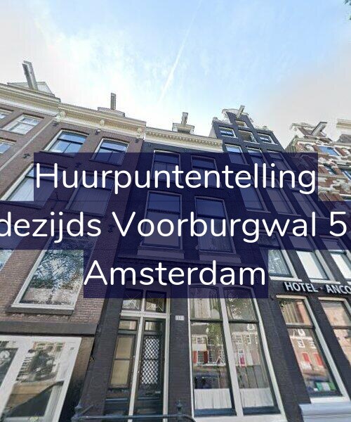 Foto gevel Huurpuntentelling voor Oudezijds Voorburgwal 53-2, Amsterdam