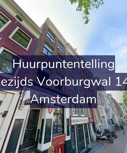 Foto gevel Huurpuntentelling voor Oudezijds Voorburgwal 143-4, Amsterdam