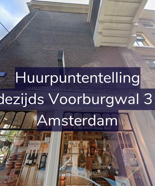 Foto gevel Huurpuntentelling voor Oudezijds Voorburgwal 31-A, Amsterdam