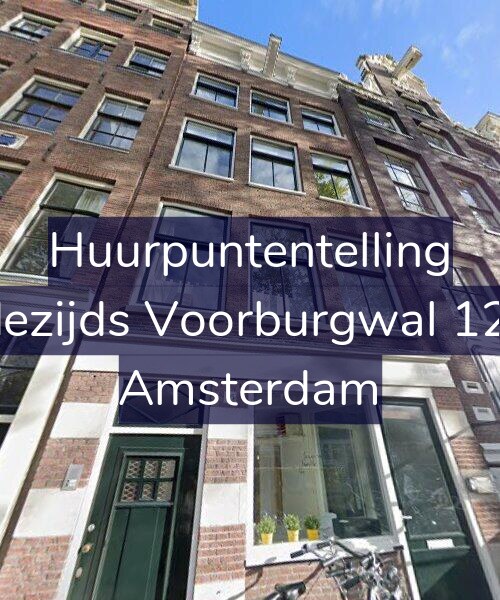 Foto gevel Huurpuntentelling voor Oudezijds Voorburgwal 125-1, Amsterdam