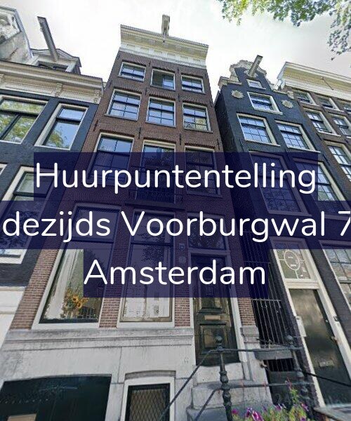 Foto gevel Huurpuntentelling voor Oudezijds Voorburgwal 7-C, Amsterdam