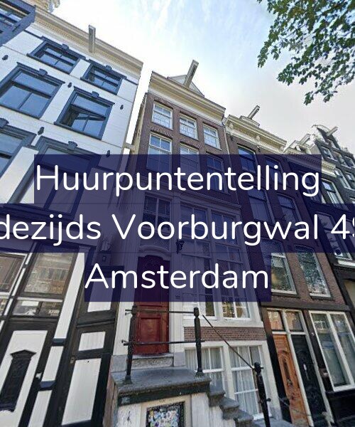 Foto gevel Huurpuntentelling voor Oudezijds Voorburgwal 49-C, Amsterdam