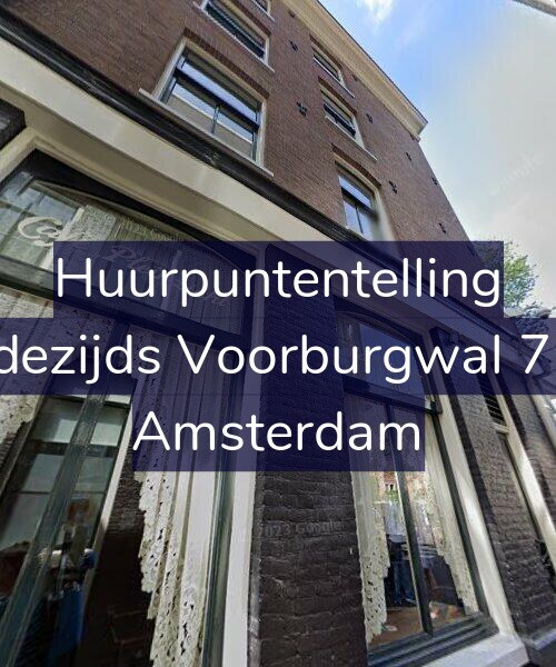 Foto gevel Huurpuntentelling voor Oudezijds Voorburgwal 75-1, Amsterdam
