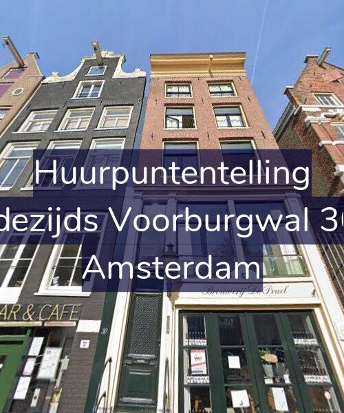 Foto gevel Huurpuntentelling voor Oudezijds Voorburgwal 30-B, Amsterdam