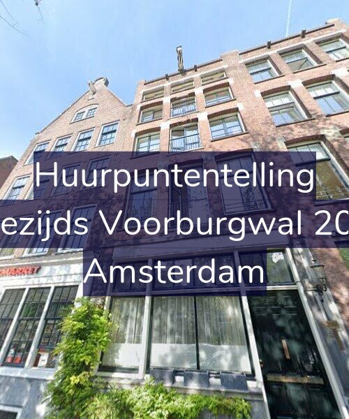 Foto gevel Huurpuntentelling voor Oudezijds Voorburgwal 200-A, Amsterdam