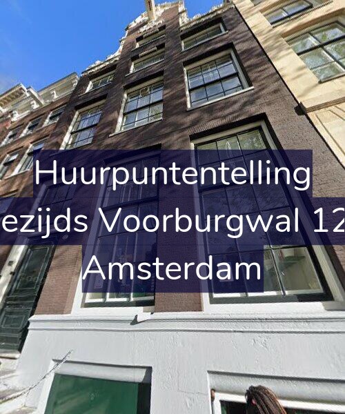 Foto gevel Huurpuntentelling voor Oudezijds Voorburgwal 127-B, Amsterdam