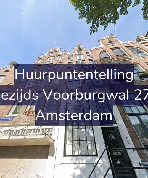 Foto gevel Huurpuntentelling voor Oudezijds Voorburgwal 270-2, Amsterdam