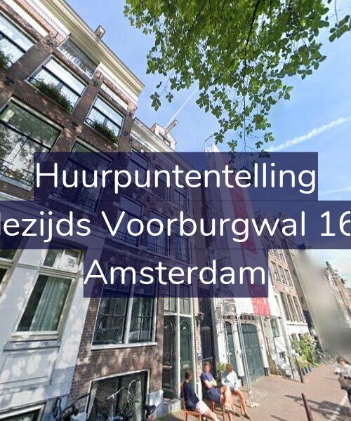 Foto gevel Huurpuntentelling voor Oudezijds Voorburgwal 162-3, Amsterdam