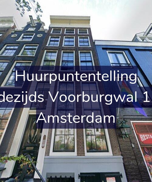 Foto gevel Huurpuntentelling voor Oudezijds Voorburgwal 11-E, Amsterdam