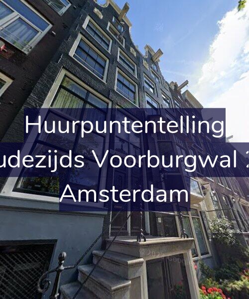 Foto gevel Huurpuntentelling voor Oudezijds Voorburgwal 25, Amsterdam