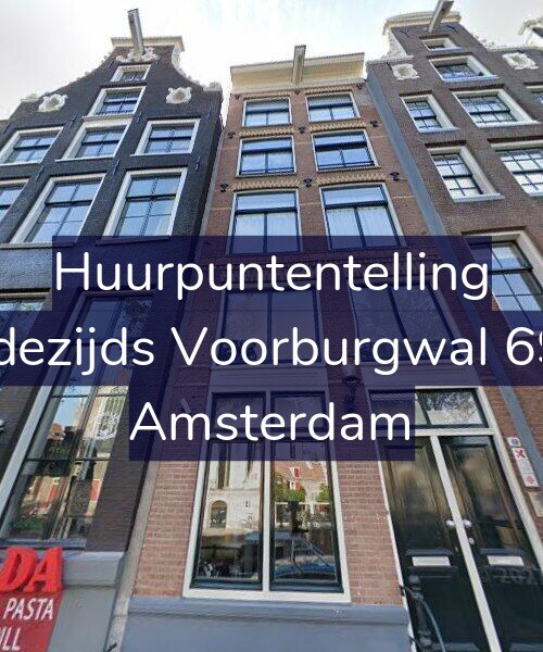 Foto gevel Huurpuntentelling voor Oudezijds Voorburgwal 69-C, Amsterdam