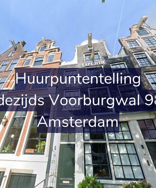 Foto gevel Huurpuntentelling voor Oudezijds Voorburgwal 98-A, Amsterdam