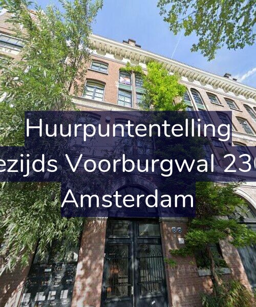 Foto gevel Huurpuntentelling voor Oudezijds Voorburgwal 230-C4, Amsterdam