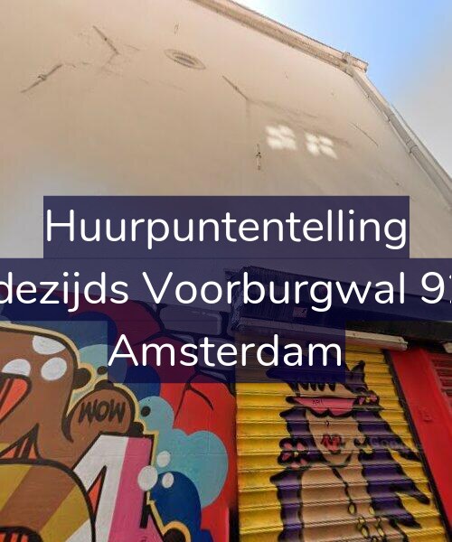 Foto gevel Huurpuntentelling voor Oudezijds Voorburgwal 92-B, Amsterdam