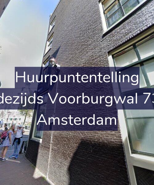 Foto gevel Huurpuntentelling voor Oudezijds Voorburgwal 73-H, Amsterdam