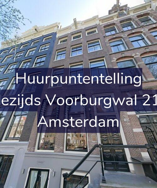 Foto gevel Huurpuntentelling voor Oudezijds Voorburgwal 219-1, Amsterdam