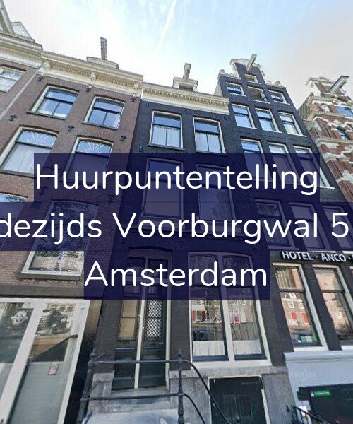 Foto gevel Huurpuntentelling voor Oudezijds Voorburgwal 53-1, Amsterdam