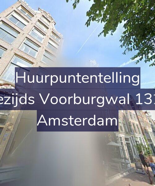 Foto gevel Huurpuntentelling voor Oudezijds Voorburgwal 132-2A, Amsterdam