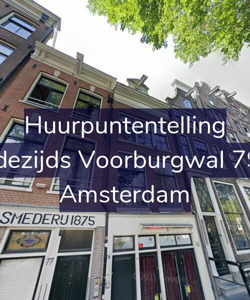 Foto gevel Huurpuntentelling voor Oudezijds Voorburgwal 79-A, Amsterdam