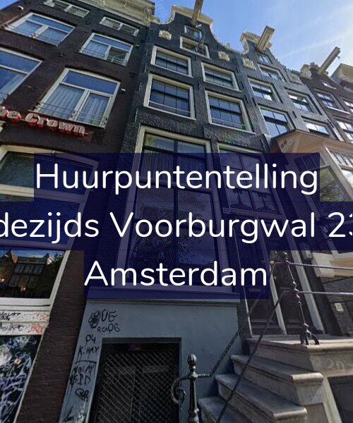 Foto gevel Huurpuntentelling voor Oudezijds Voorburgwal 23-D, Amsterdam
