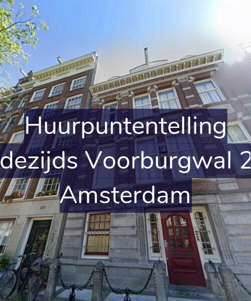 Foto gevel Huurpuntentelling voor Oudezijds Voorburgwal 225, Amsterdam