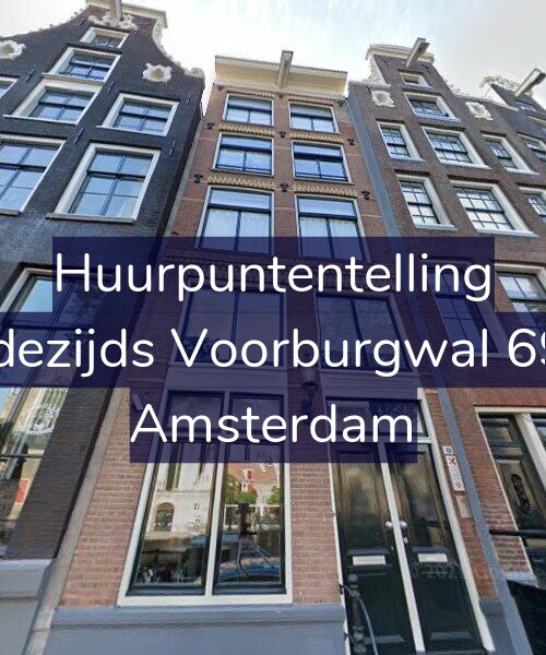 Foto gevel Huurpuntentelling voor Oudezijds Voorburgwal 69-A, Amsterdam