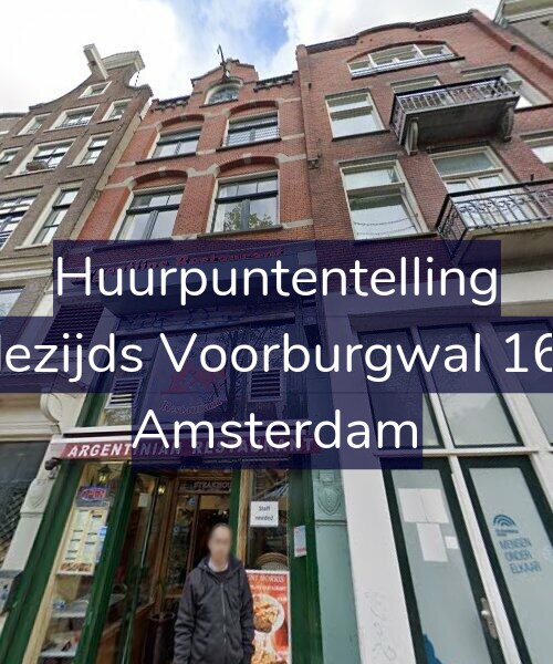 Foto gevel Huurpuntentelling voor Oudezijds Voorburgwal 163-1, Amsterdam