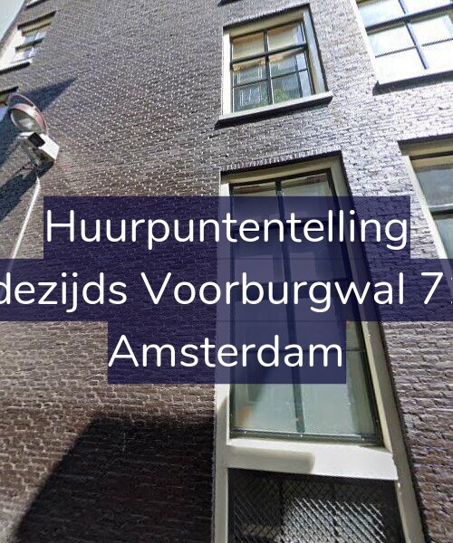 Foto gevel Huurpuntentelling voor Oudezijds Voorburgwal 71-H, Amsterdam