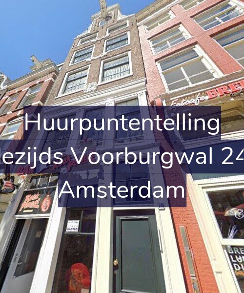 Foto gevel Huurpuntentelling voor Oudezijds Voorburgwal 246-3, Amsterdam