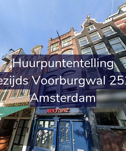 Foto gevel Huurpuntentelling voor Oudezijds Voorburgwal 252-2V, Amsterdam