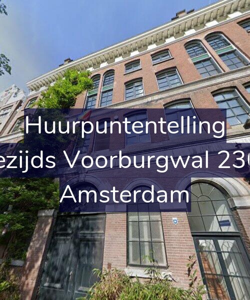 Foto gevel Huurpuntentelling voor Oudezijds Voorburgwal 230-A1, Amsterdam