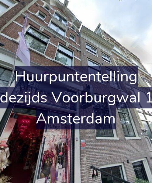 Foto gevel Huurpuntentelling voor Oudezijds Voorburgwal 175, Amsterdam