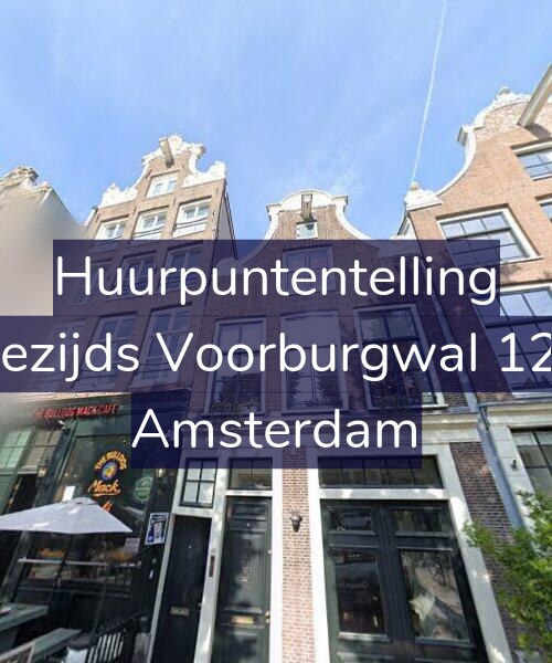 Foto gevel Huurpuntentelling voor Oudezijds Voorburgwal 128-A, Amsterdam