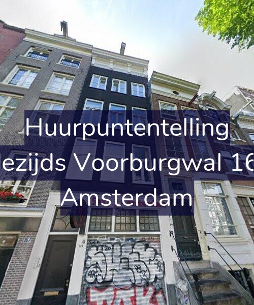 Foto gevel Huurpuntentelling voor Oudezijds Voorburgwal 169-1, Amsterdam