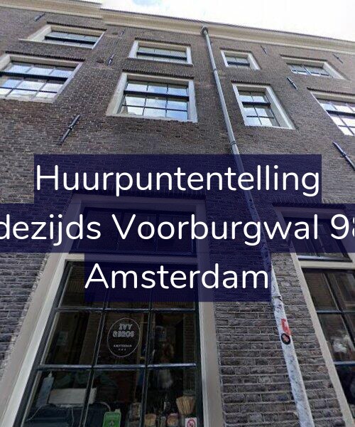 Foto gevel Huurpuntentelling voor Oudezijds Voorburgwal 98-B, Amsterdam
