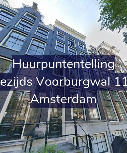 Foto gevel Huurpuntentelling voor Oudezijds Voorburgwal 111-A, Amsterdam