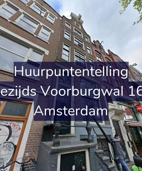 Foto gevel Huurpuntentelling voor Oudezijds Voorburgwal 161-B, Amsterdam