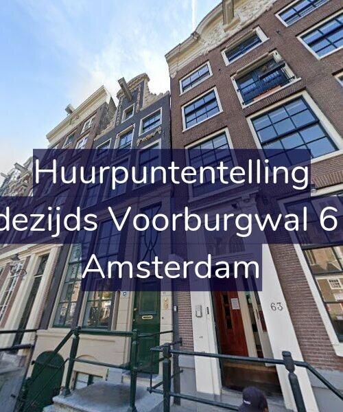 Foto gevel Huurpuntentelling voor Oudezijds Voorburgwal 61-B, Amsterdam