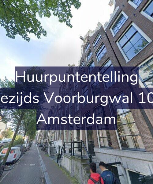 Foto gevel Huurpuntentelling voor Oudezijds Voorburgwal 101-B, Amsterdam