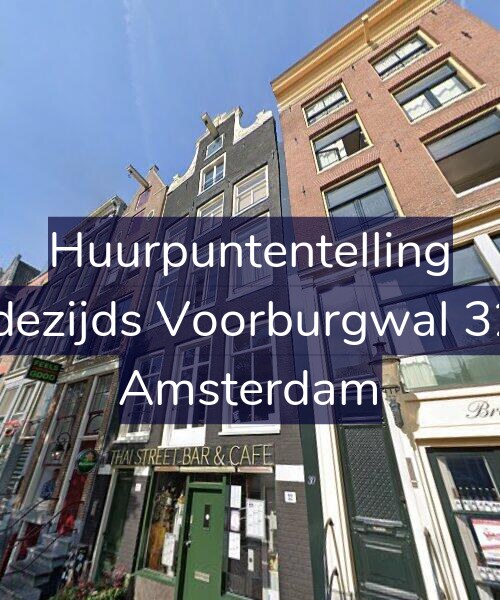 Foto gevel Huurpuntentelling voor Oudezijds Voorburgwal 32-A, Amsterdam
