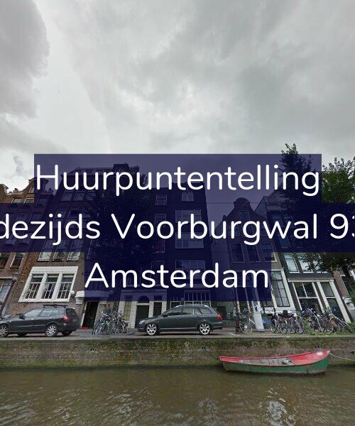 Foto gevel Huurpuntentelling voor Oudezijds Voorburgwal 93-A, Amsterdam