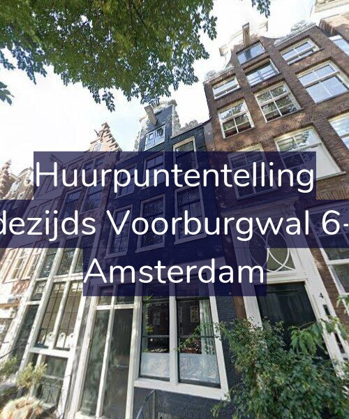 Foto gevel Huurpuntentelling voor Oudezijds Voorburgwal 6-HA, Amsterdam