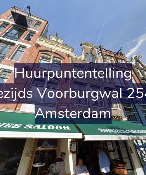 Foto gevel Huurpuntentelling voor Oudezijds Voorburgwal 254-1V, Amsterdam