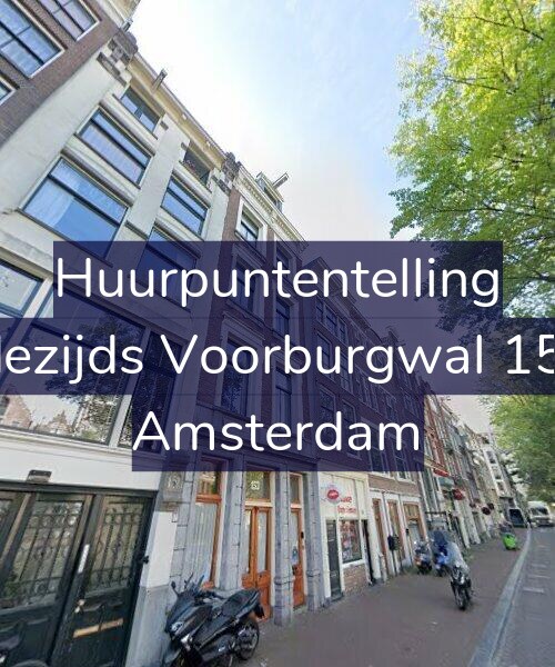 Foto gevel Huurpuntentelling voor Oudezijds Voorburgwal 155-2, Amsterdam