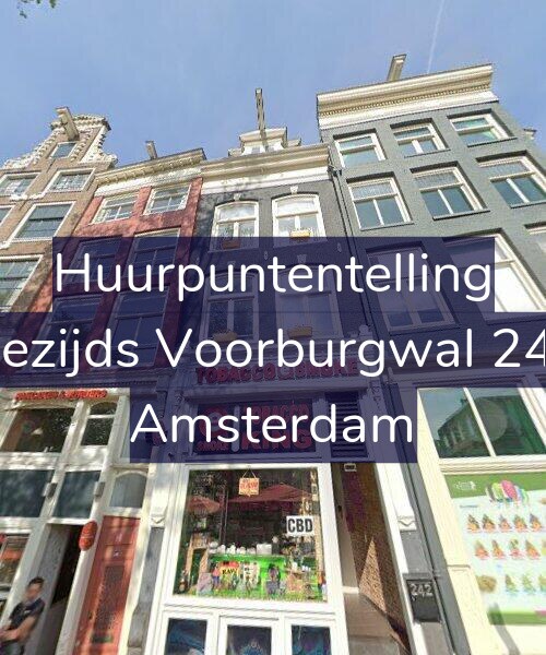 Foto gevel Huurpuntentelling voor Oudezijds Voorburgwal 242-B, Amsterdam