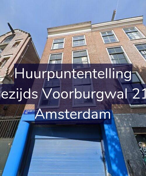Foto gevel Huurpuntentelling voor Oudezijds Voorburgwal 212-1, Amsterdam